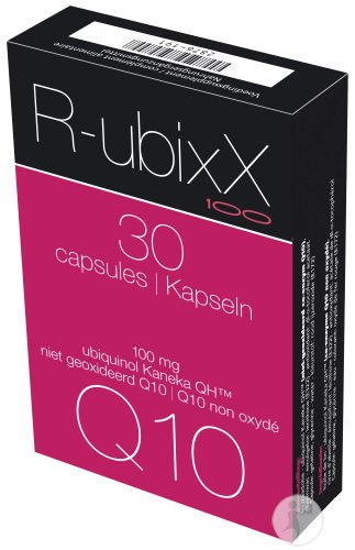 ixX Pharma R-UbixX 100 Coenzyme Q10 Ubiquinol 100mg 30 Capsules
