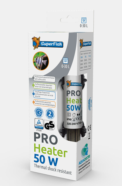 Superfish Pro Heater 50W 0-30L   Heater Cover S
