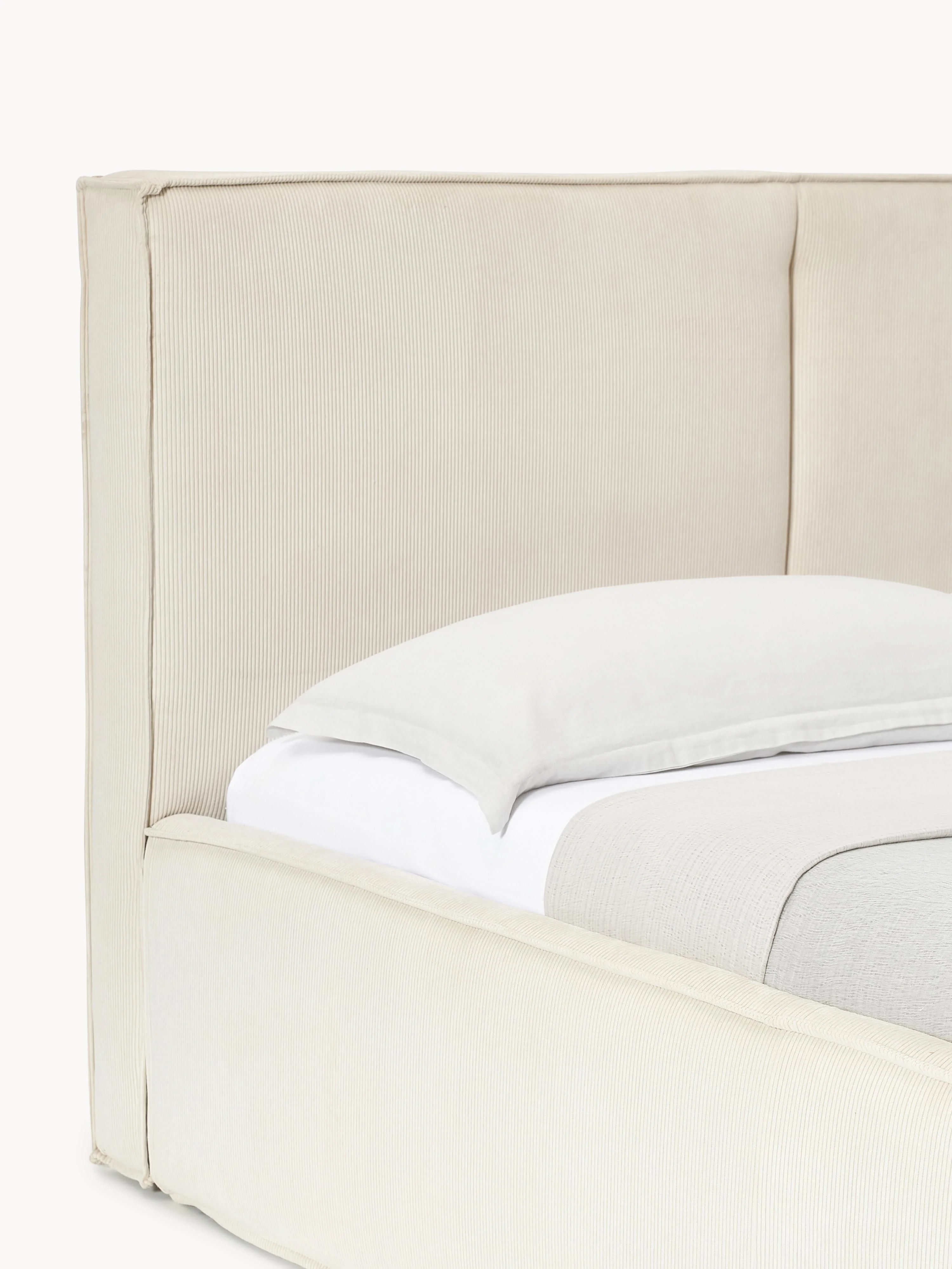 Corduroy gestoffeerd bed Dream