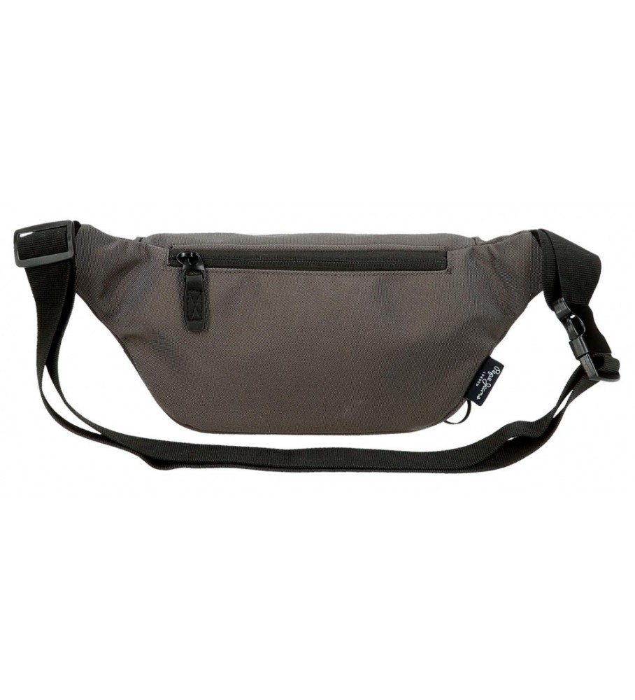 Pochete Pepe Jeans Iron com bolso frontal cinza