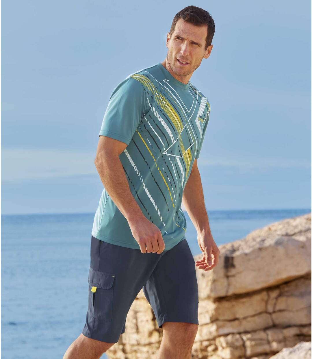 Bermuda Cargo Microfibre Détente