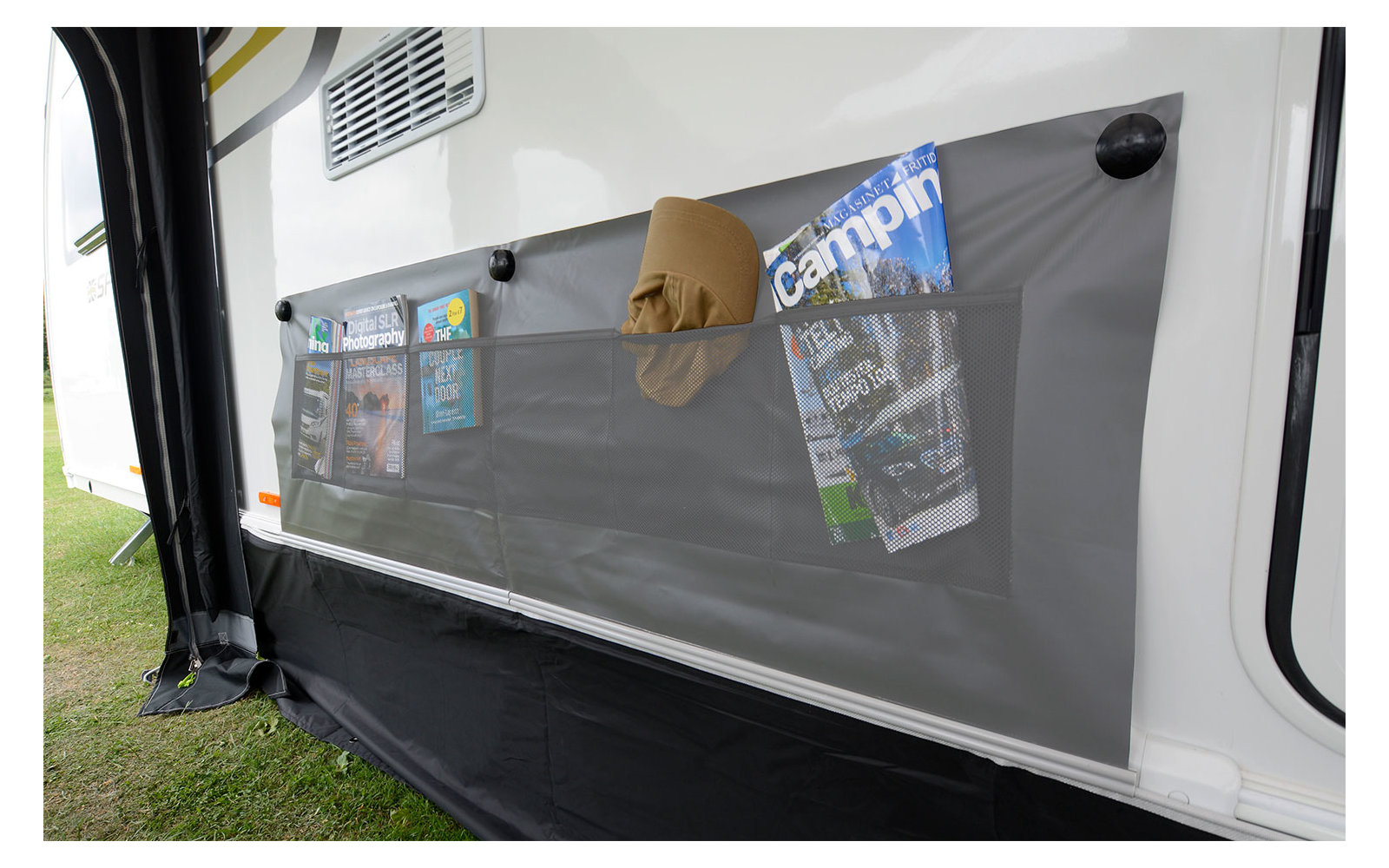 Dometic Double Radkastenabdeckung / Bodenschürze 150 x 50 cm schwarz