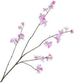 Silk-Ka kunstbloem Kersenbloesem paars 114 cm