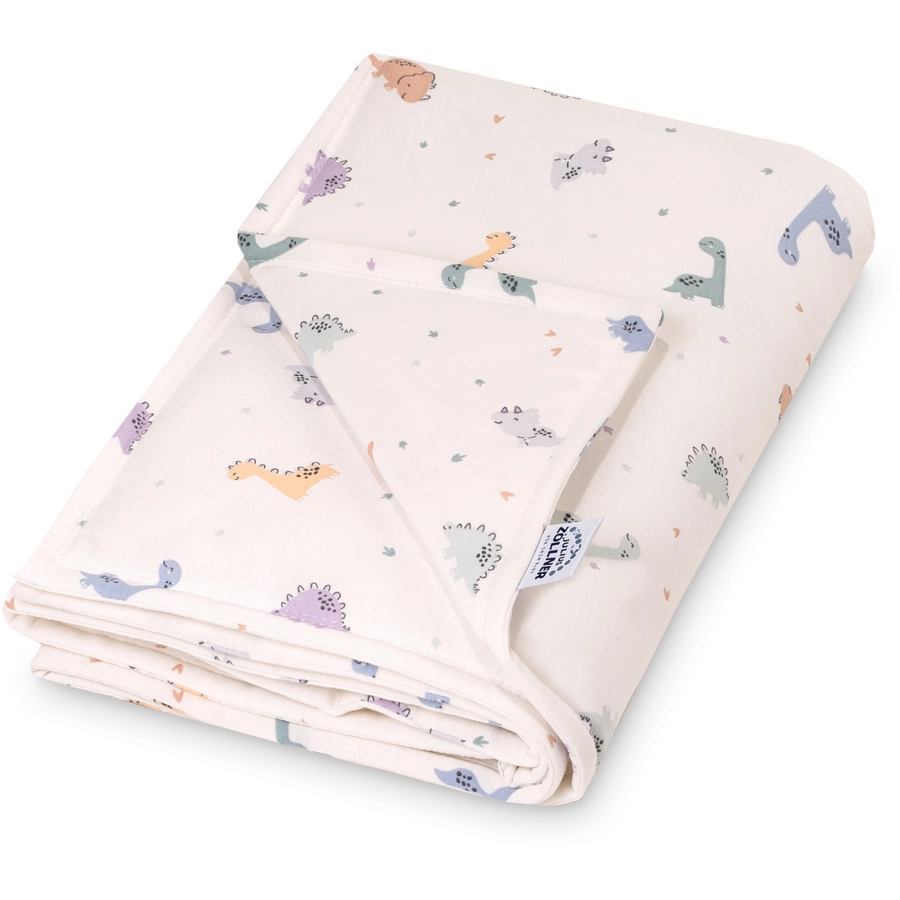 JULIUS ZÖLLNER Jerseydecke gefüttert Little Dinoi 70 x 100 cm