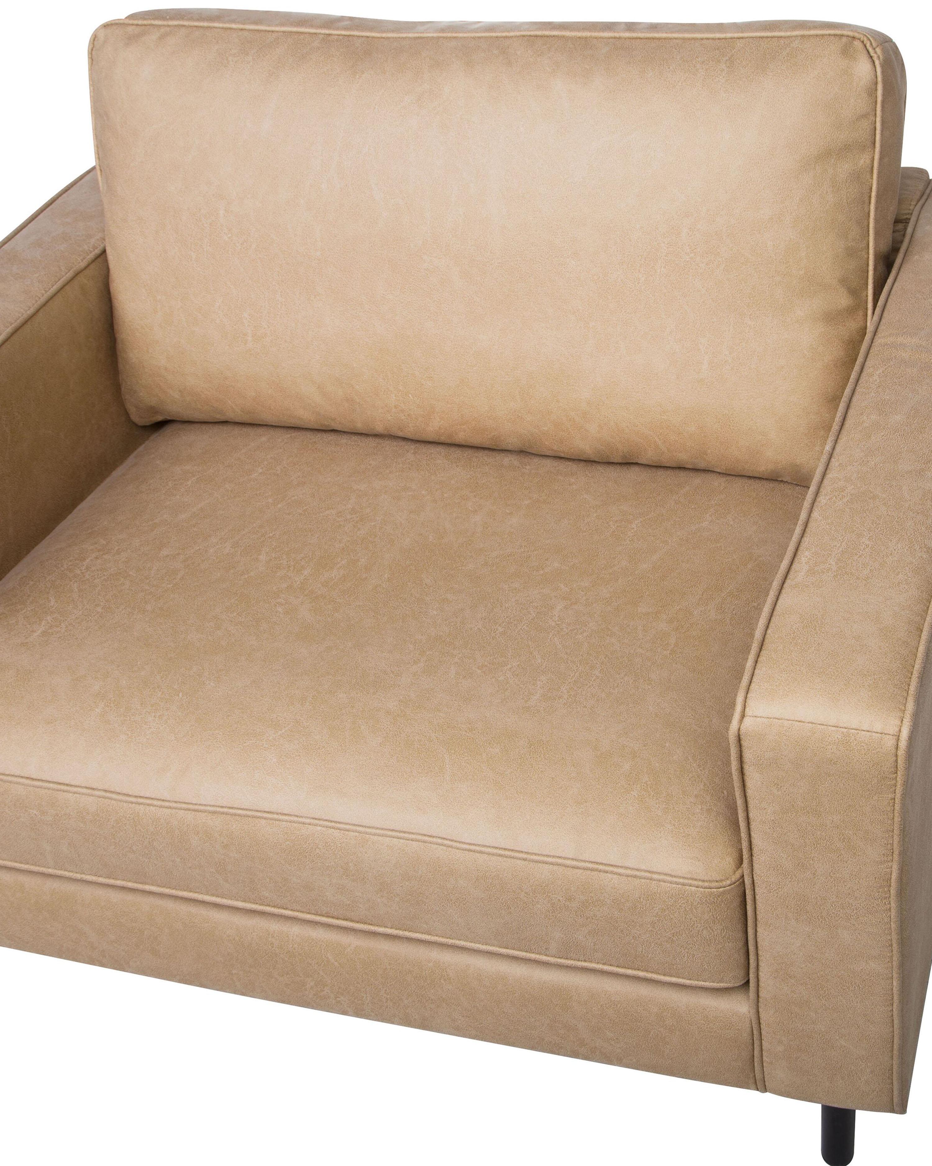 Fauteuil SAVALEN Kunstleer Beige
