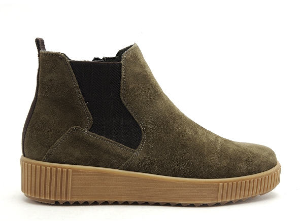 Remonte boots bottine plates femme r7994 kaki