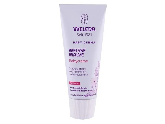 Weleda Baby Derma White Mallow blecreme beroligende creme til babyer 50ml