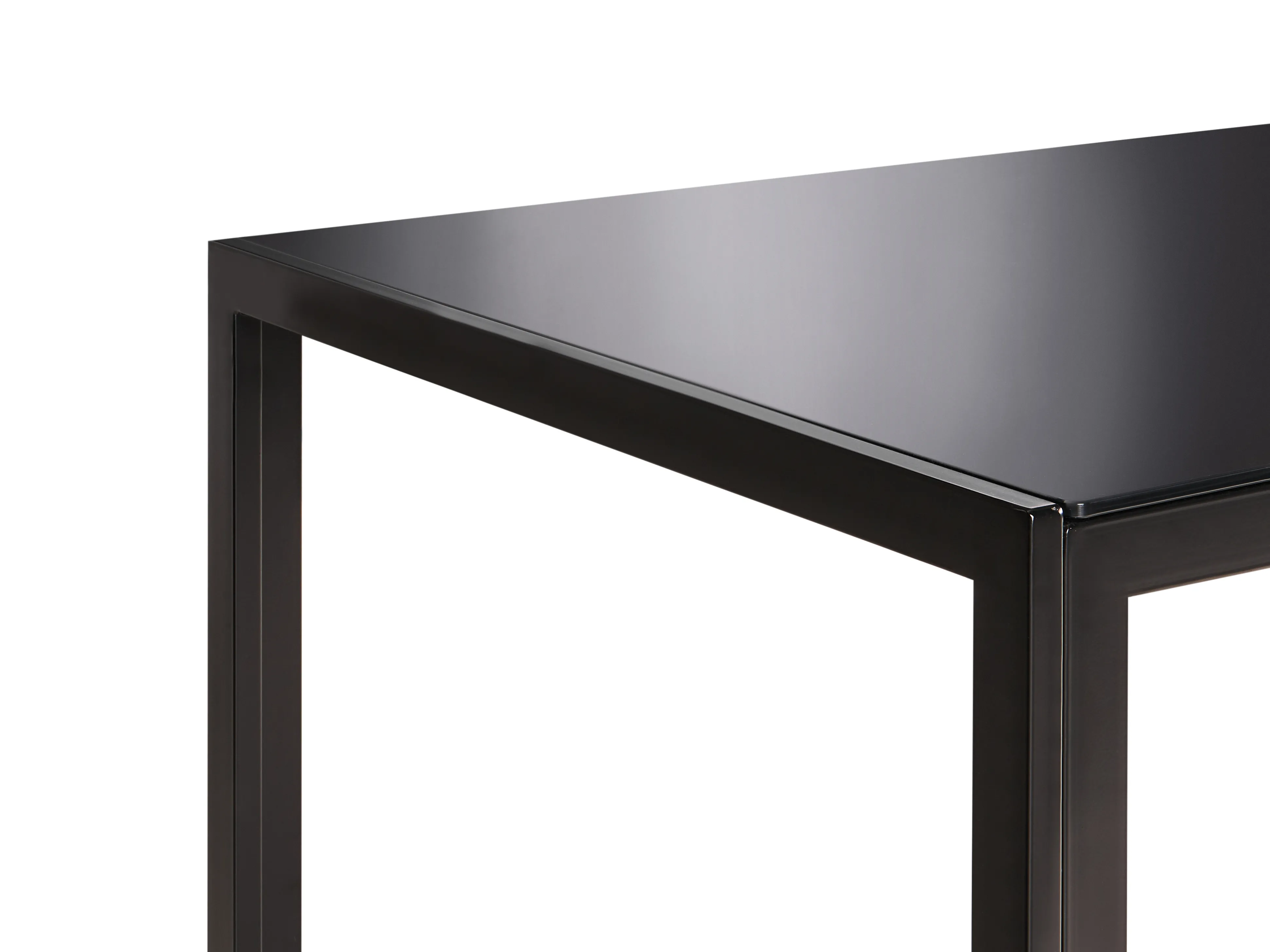 Eettafel LAVOS Zwart 80 cm Veiligheidsglas 120 cm
