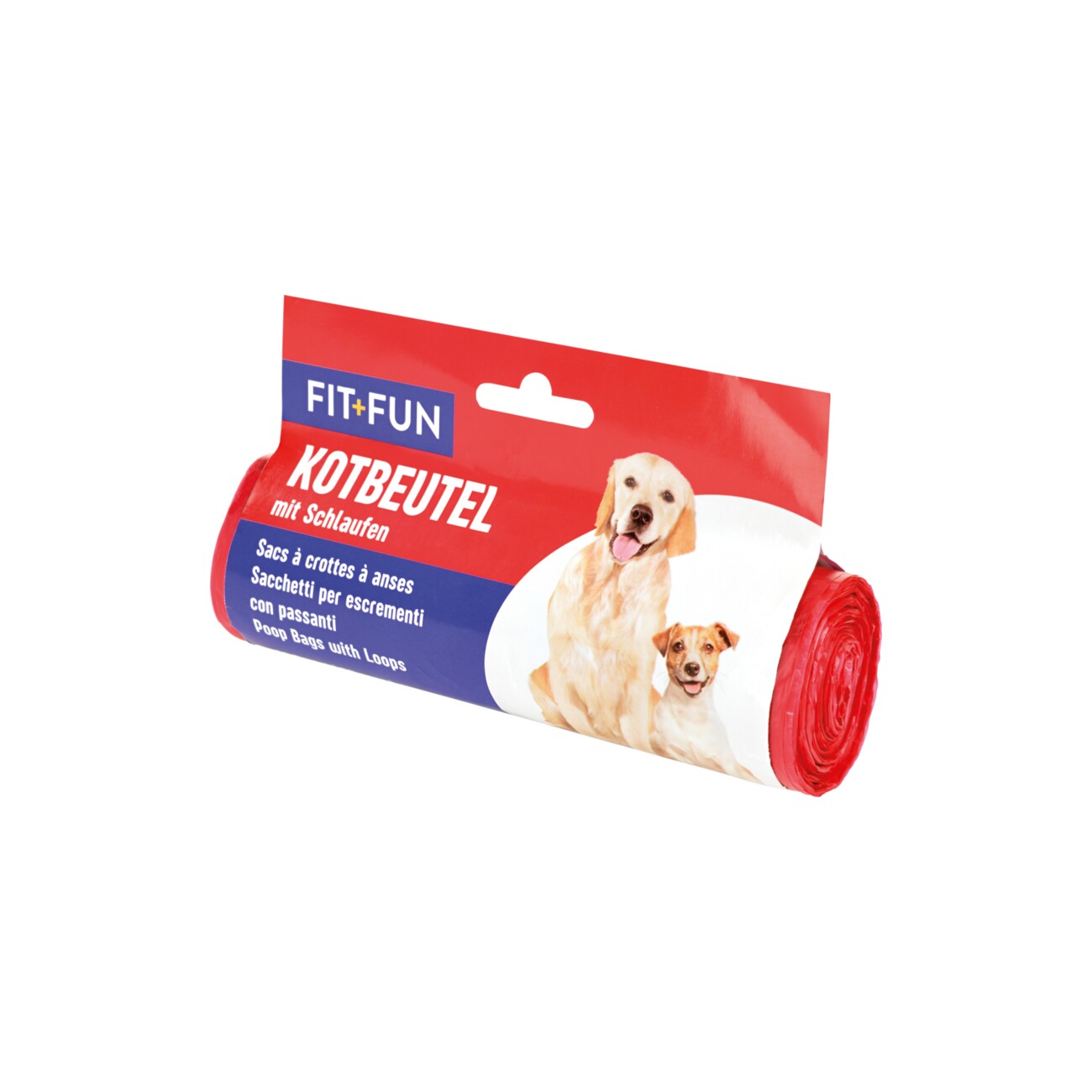 FIT+FUN Hundekotbeutel mit Schlaufen 50 Stück