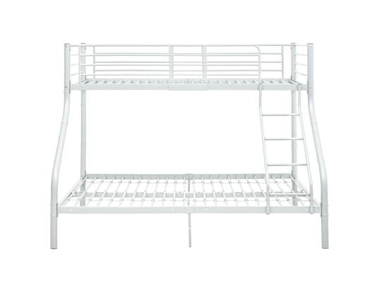 VIDAXL - Sommier 140 x 200 Cadre de lit superposé blanc métal 140x200 cm/90x200 cm