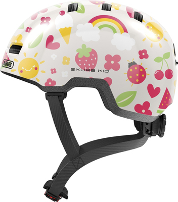 ABUS Skurb Kid Hjelm, Cream Summer