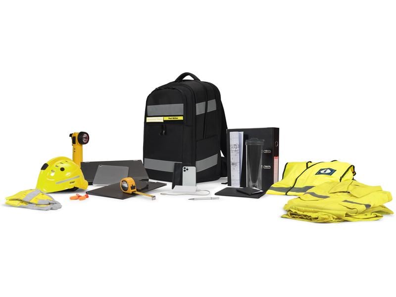 DICOTA Reflective 38 l – Schwarz Maximale Sichtbarkeit und Arbeitssicherheit für den Outdoor-Einsatz