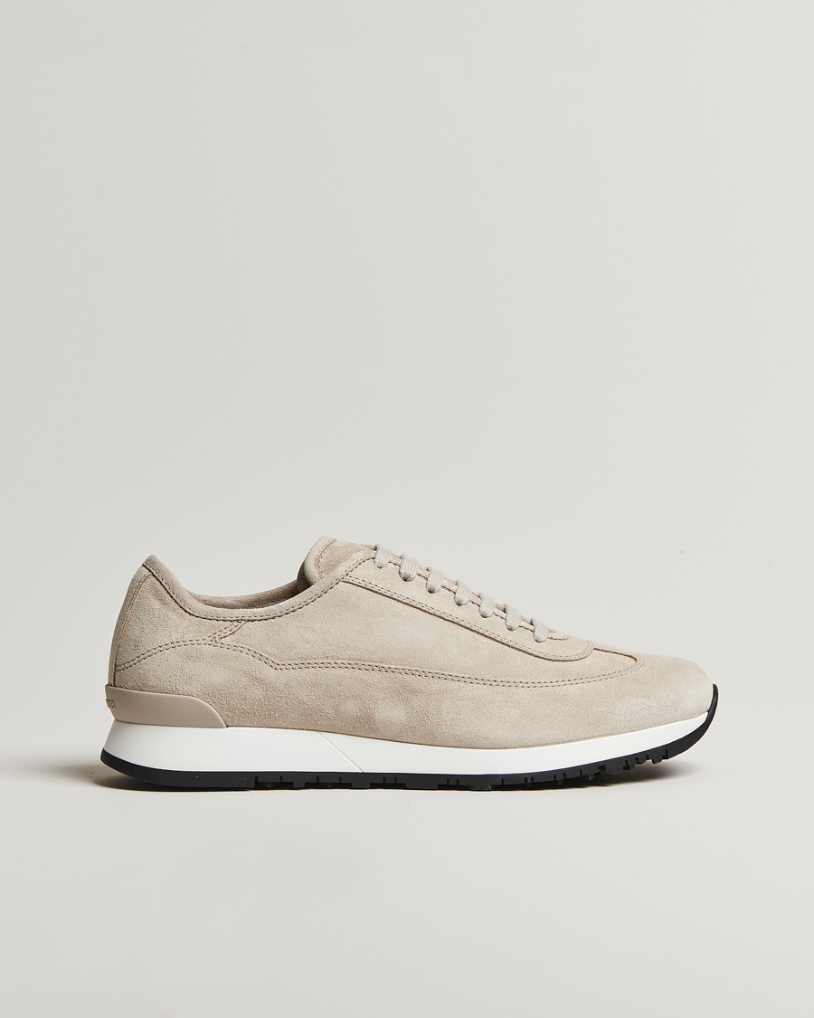 John Lobb Foundry Luxury Running Sneakers Sand