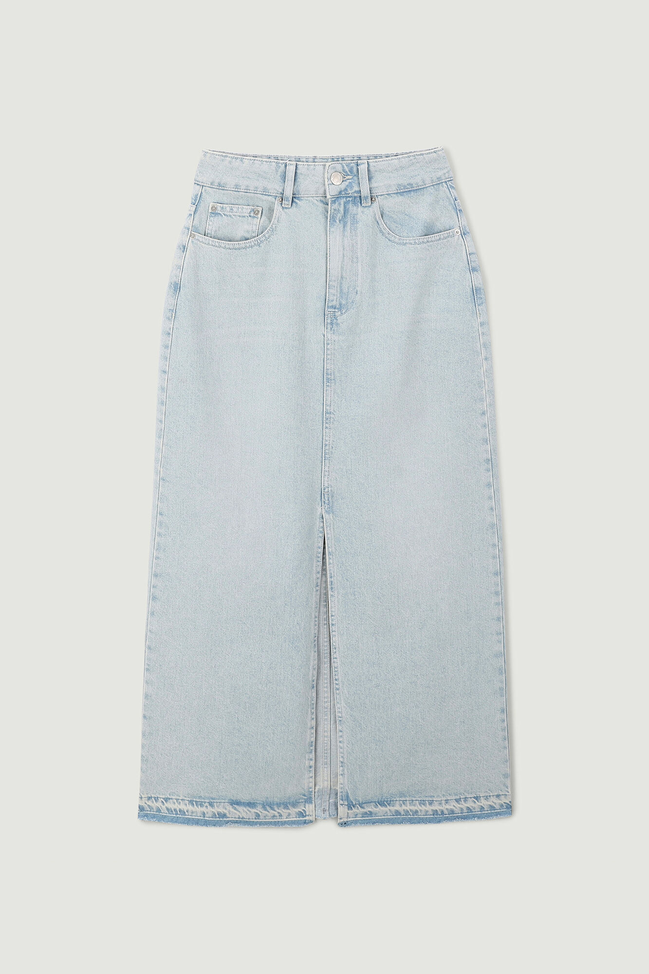 Saia longa de jeans