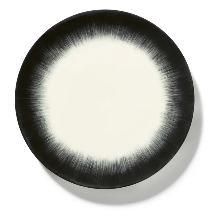 Serax Assiette Ann Demeulemeester - Set de 2 | Noir