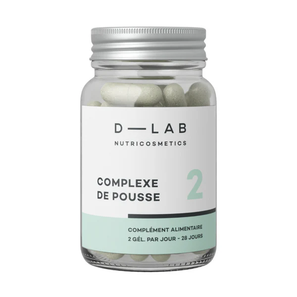 D-lab Complexe de Pousse | Nutrition intense & Activité du bulbe - 1mois Cure de 28 (1 mois) ou 84 jours (3 mois)