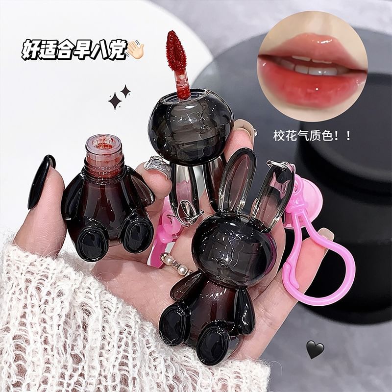 Gege Bear - Black Rabbit Water Gloss Lip Glaze - 1-3