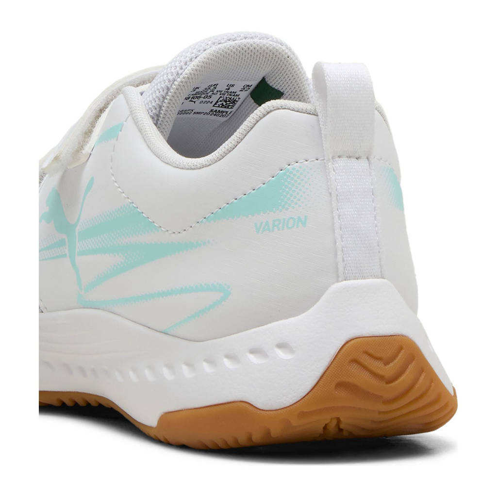 Puma Varion II V Jrzaalsportschoenen mintgroen/wit