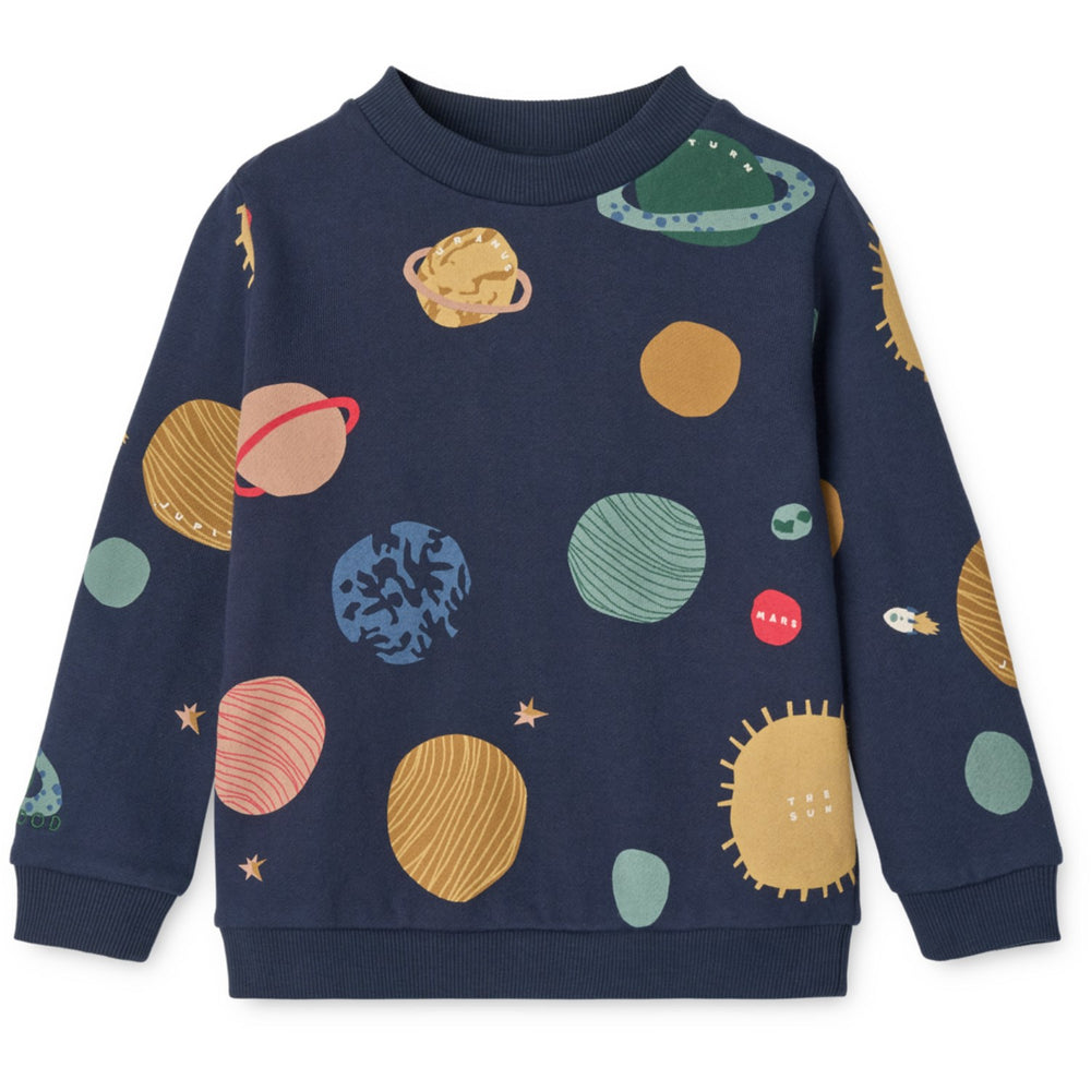 Køb LIEWOOD Universe / Classic Navy Thora Printed Sweatshirt