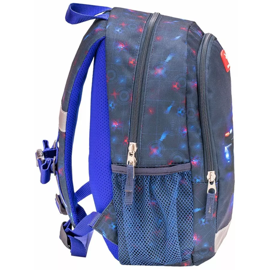 Belmil Kindergartenrucksack Kiddy Plus Kindergartenrucksack für 3-6 Jährige Kinder mit Brustgurt Police