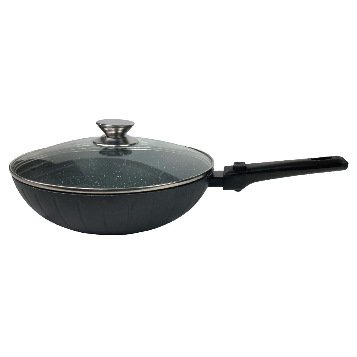 Pfanne abnehmbarer Griff 32cm Induktion Deckel Anti Haft Bratpfanne