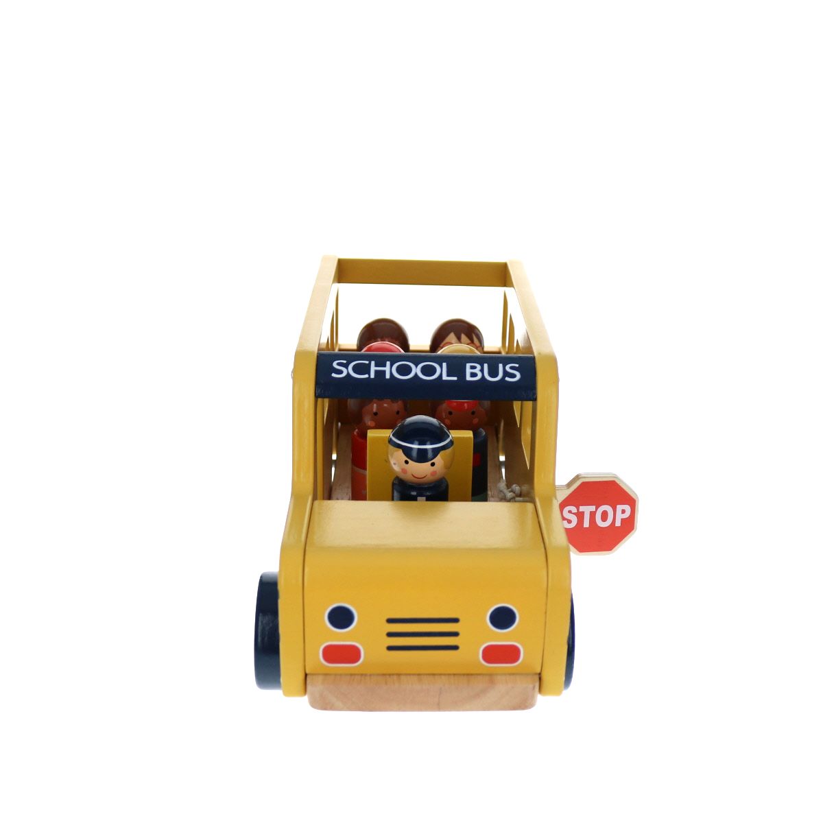 Bus scolaire en bois 