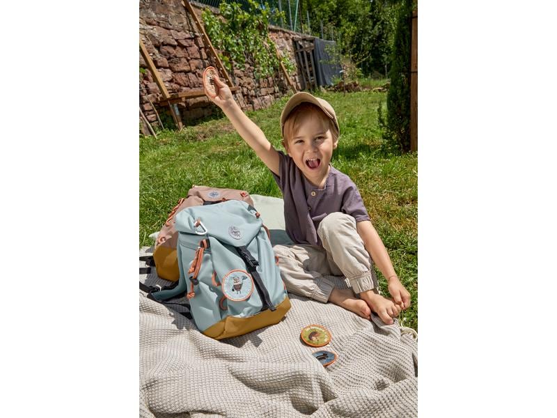 Lässig Rucksack Mini Backpack Outdoor Nature Haselnuss Wasserabweisender Kinderrucksack mit gepolsterten Schultergurten