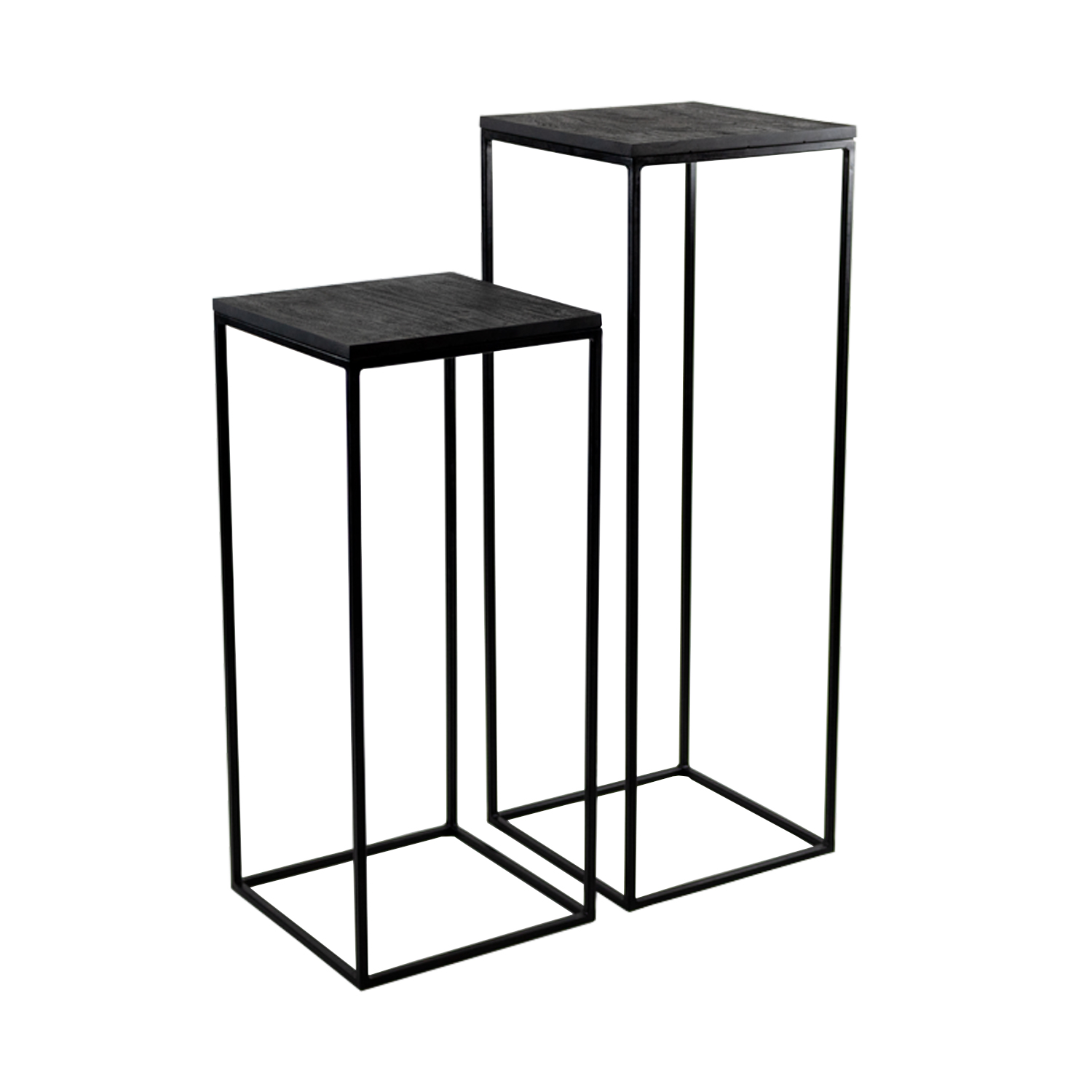 Kick plantenzuil Dana 80cm - Zwart