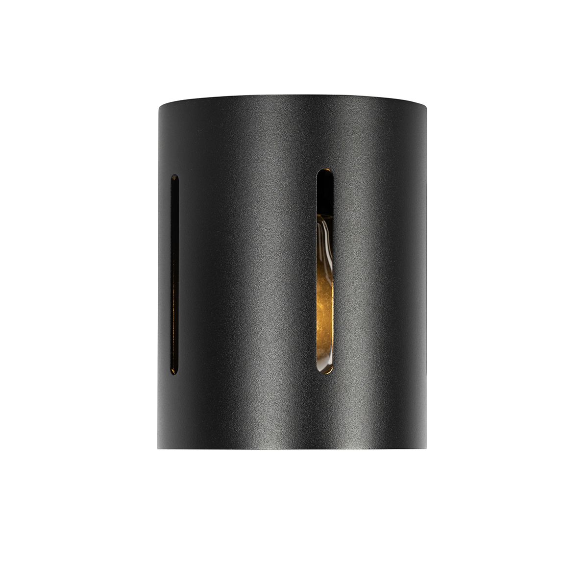 Design plafondlamp zwart met lichteffect - Yana