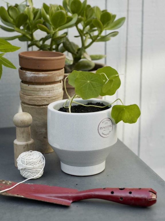 Fritz Hansen Edge Indoor bloempot large Ø18 Burned Red
