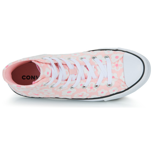 Converse - CHUCK TAYLOR ALL STAR EVA LIFT - Rose / Blanc