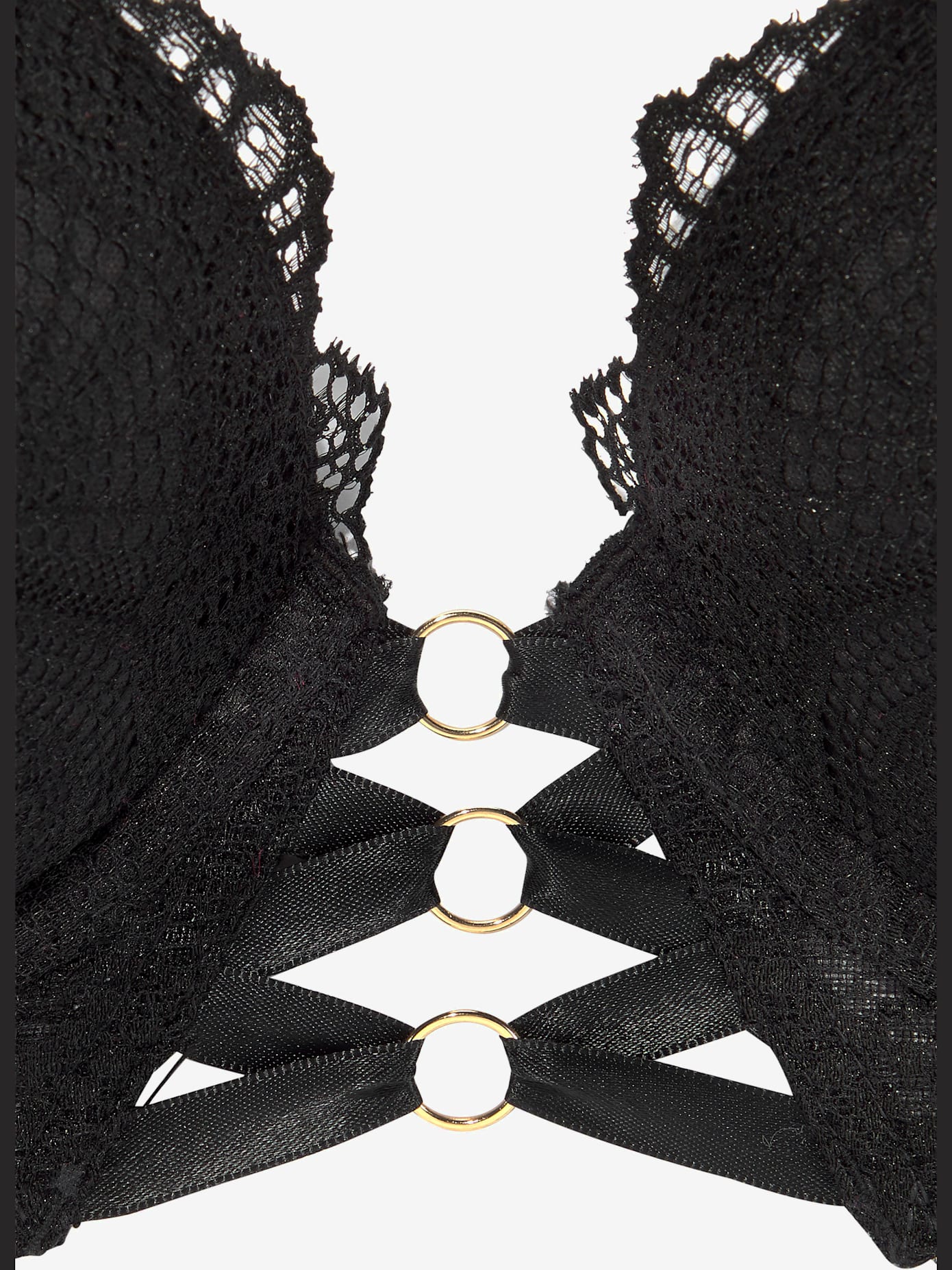 Soutien-gorge push-up féminin avec laçage décoratif