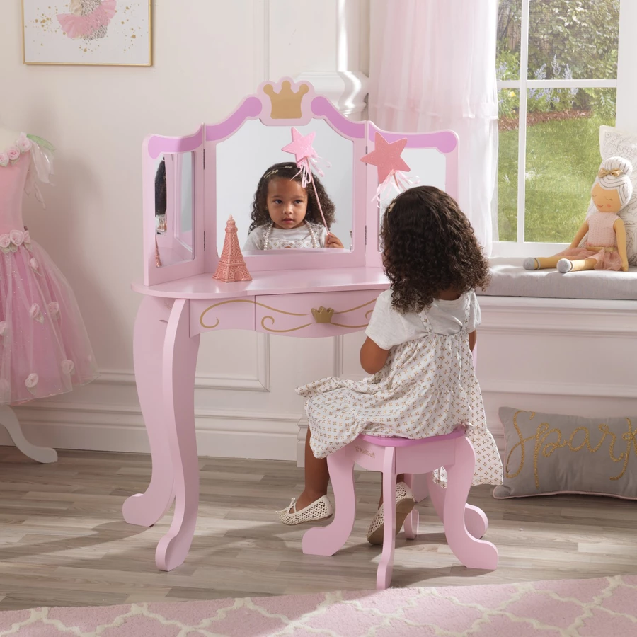 KidKraft® Prinzessinnenfrisiertisch mit Stuhl