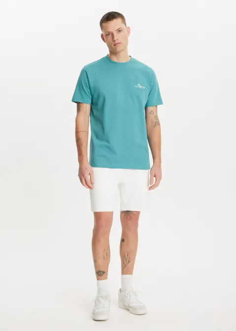 T-shirt met print association blauw (BLW.T)