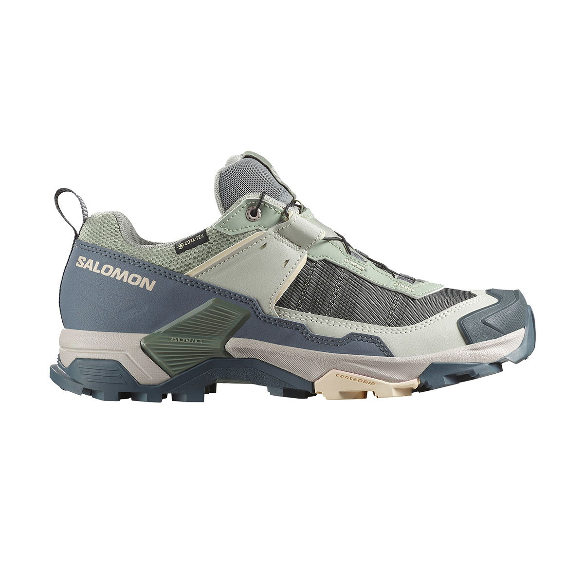 Salomon X Ultra 5 GTX vandresko, dame (Seagrass Turbulence)