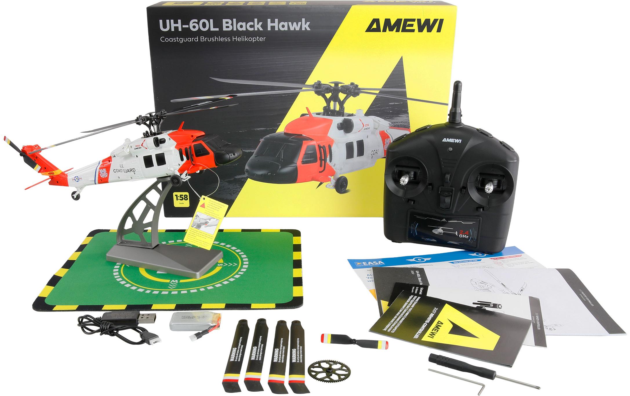 Helikopter UH-60 l Black Hawk 4-Kanal 6G RTF<br>Coast Guard Brushless Helikopter