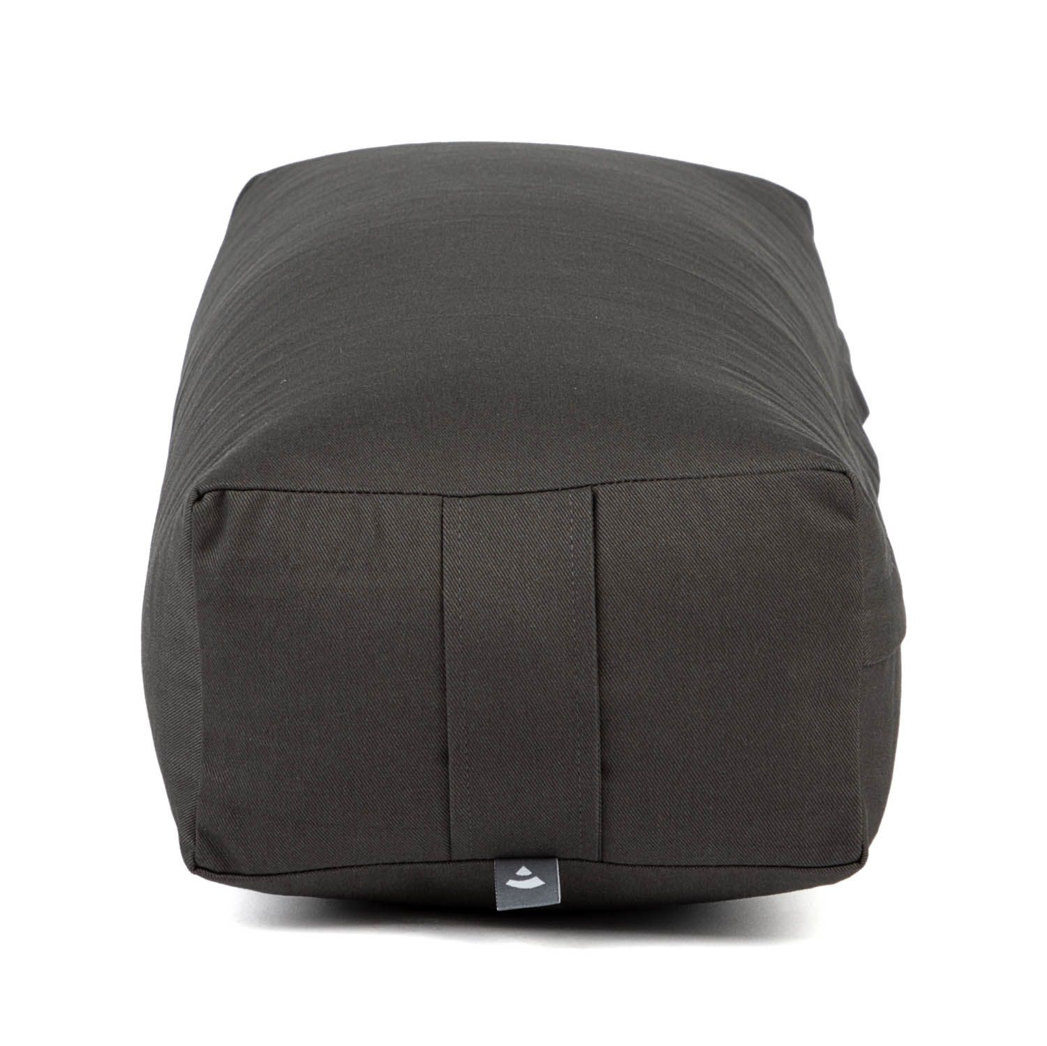bodhi Salamba (rechteckig) Yoga-Bolster ECO, Dinkelhülsen Anthrazit