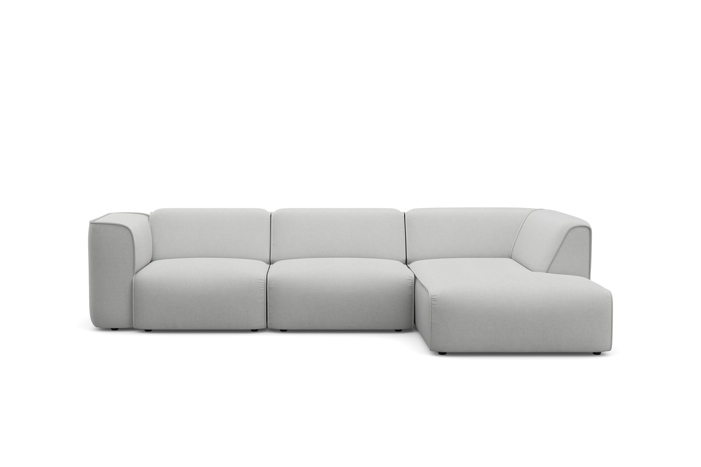 GOODproduct Ecksofa »Merid L-Form, jederzeit durch Module erweiterbar, B/T/H: 295/162/70 cm« als Modul oder separat verwendbar, für individuelle Zusammenstellung