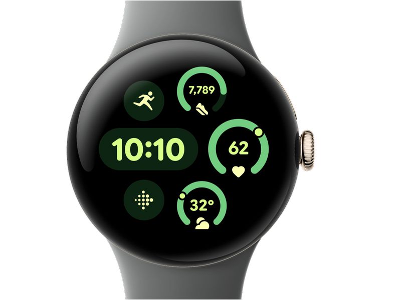 Google Pixel Watch 3 4G 41 mm Grau Schlanke Smartwatch mit erweitertem Gesundheits- und Schlaftracking
