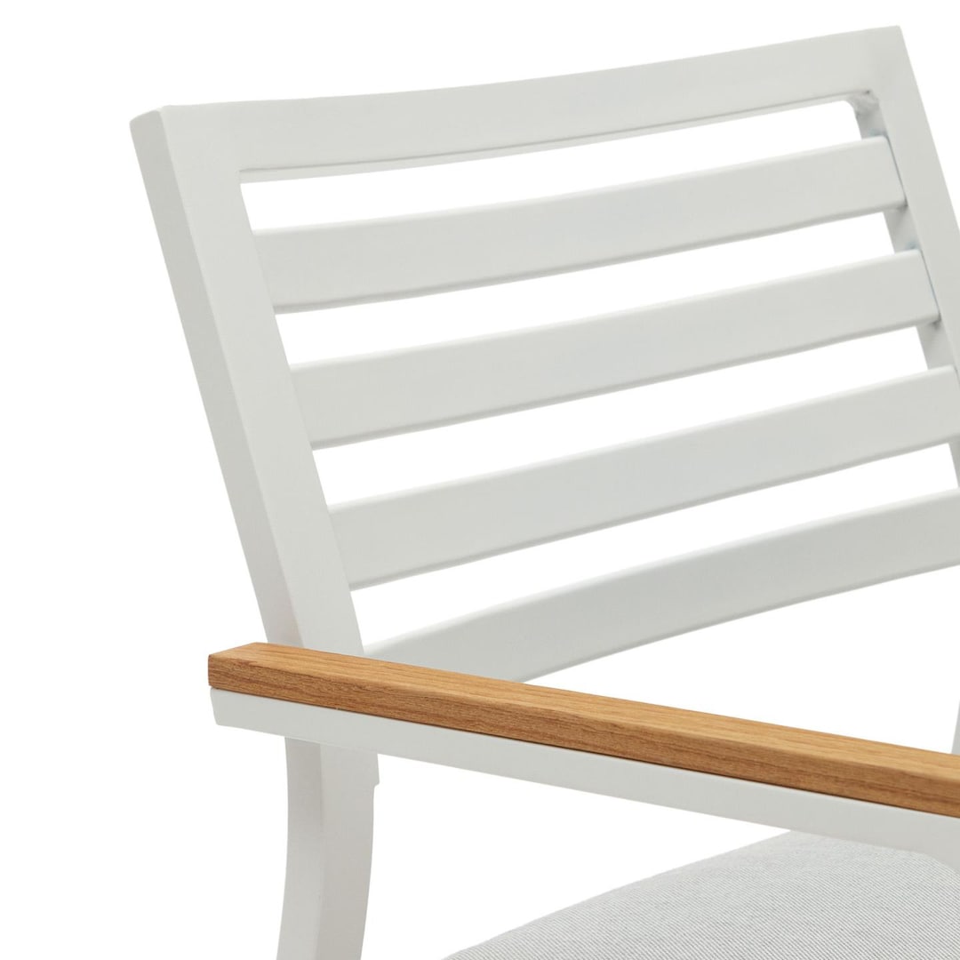 Kave Home Stapelstuhl Garten BONA 4er Set weiß