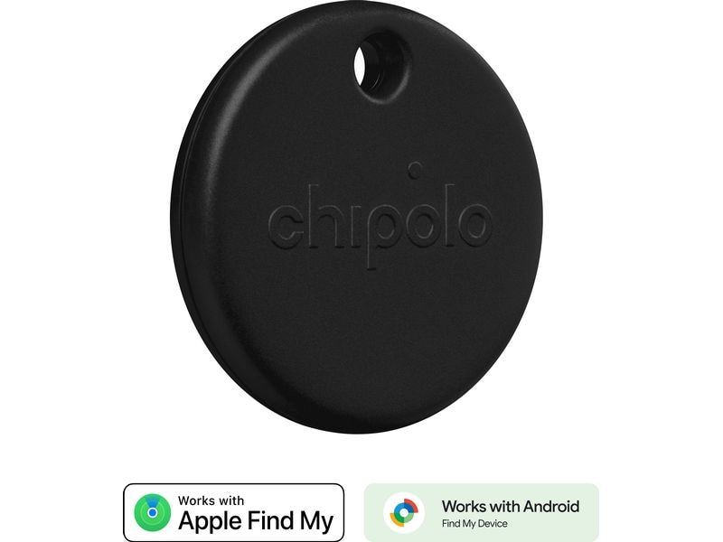 Chipolo Schlüsselfinder POP Schwarz Wasserresistenter Keyfinder