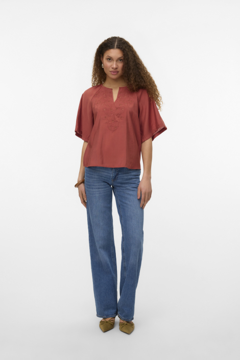 Vero Moda oranje dames blouse