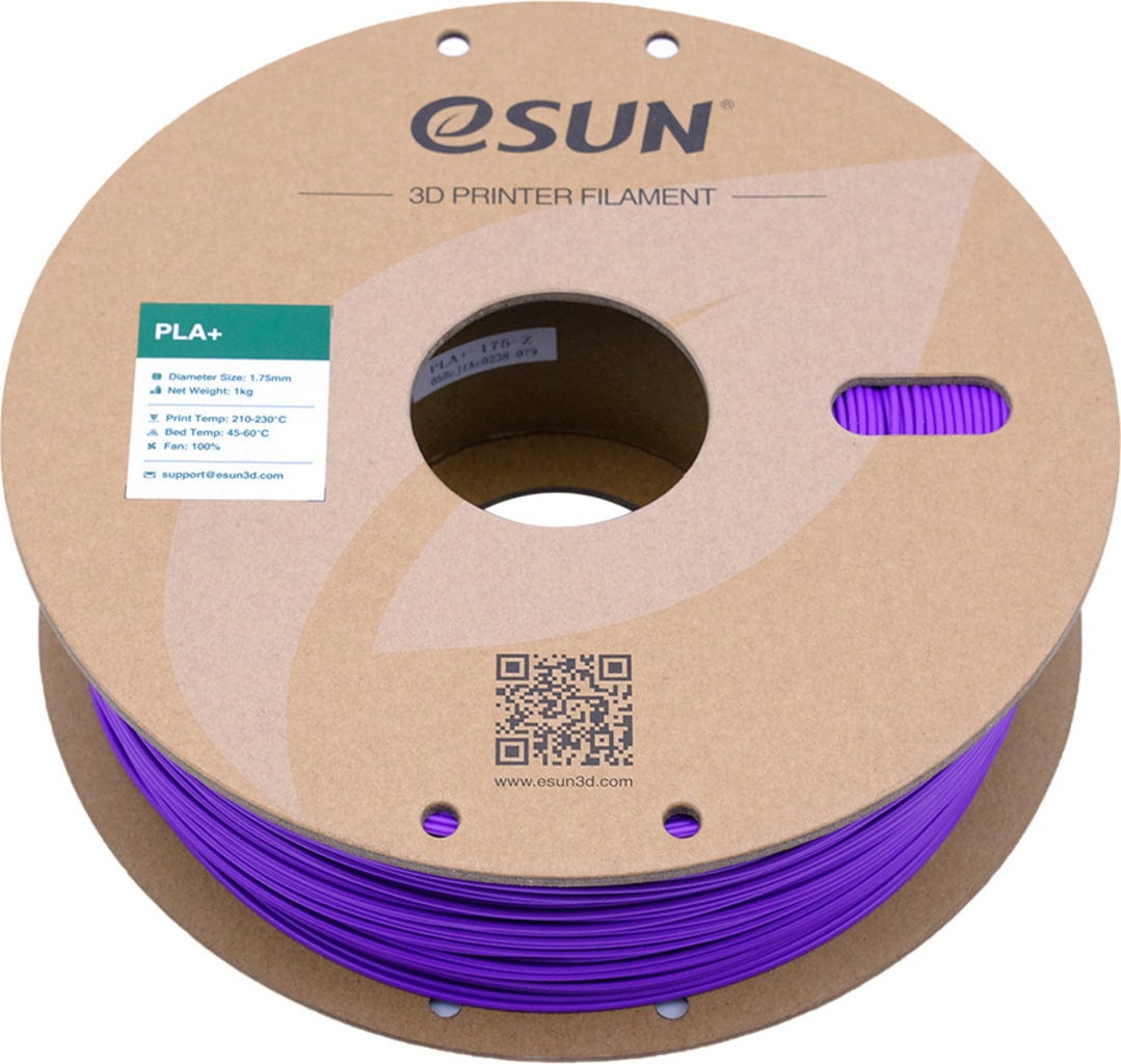 eSUN  PLA+ Purple, 1,75 mm / 1000 g    PLA-Filament mit verbesserten physikalischen Eigenschaften