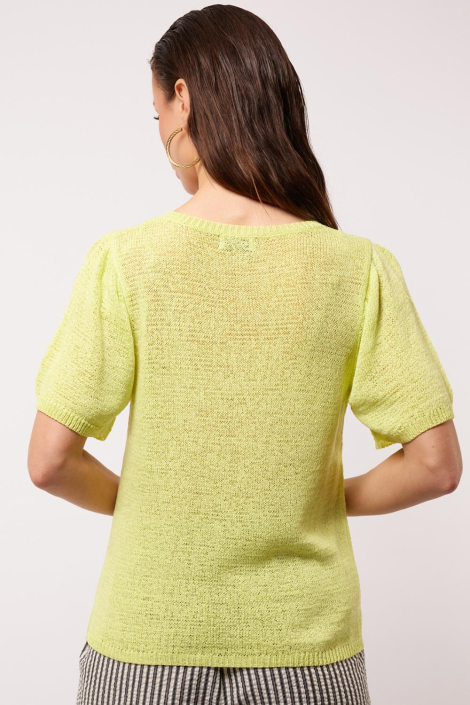 Fluresk groene dames t-shirt