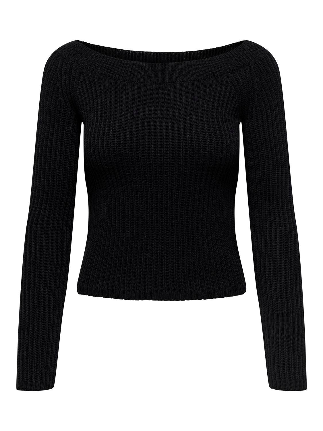 JDYLEMON Strickpullover Black