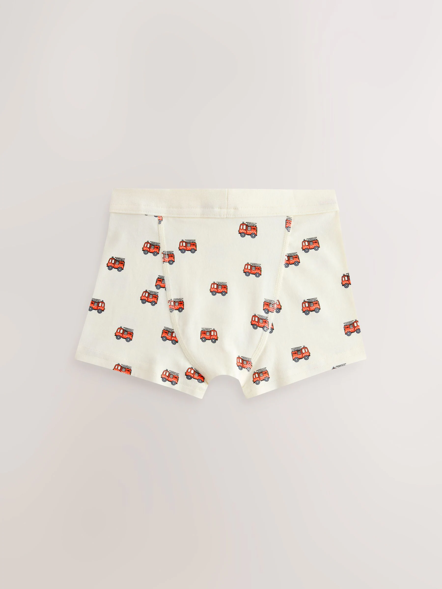 Rood/blauw met hulpvoertuigenprint - Verpakking van 7 boxershorts (1,5 - 12 jr)