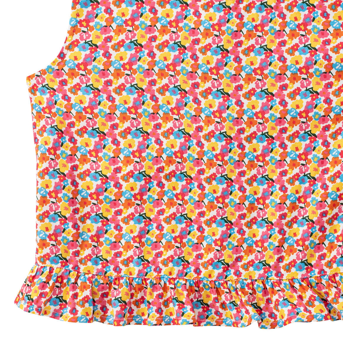 Jonas Nielsen Mädchen Top mit Blumen-Allover pink / orange / gelb