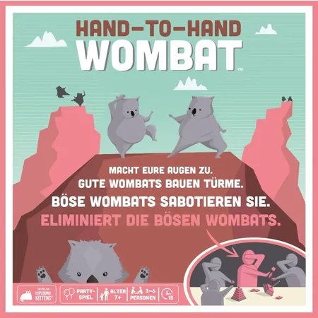 Asmodee Exploding Kittens Hand-to-Hand Wombat