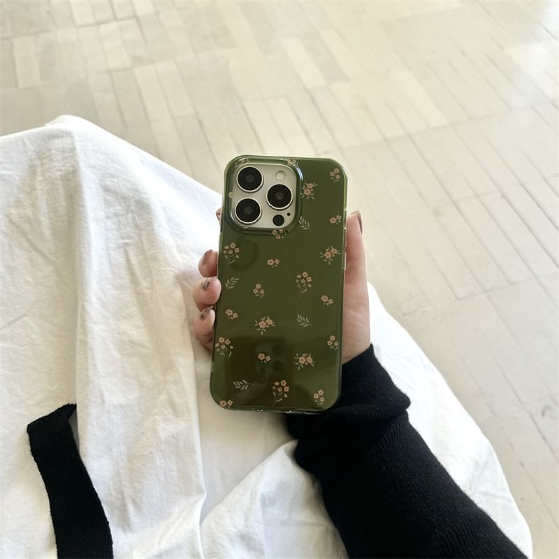Elliure - Bloemen telefoonhoesje - iPhone 16 Pro Max / 16 Pro / 16 Plus / 16 / 15 Pro Max / 15 Pro / 15 Plus / 15 / 14 Pro Max / 14 Pro / 14 Plus / 14 / 13 Pro Max / 13 Pro / 13 / 13 Mini