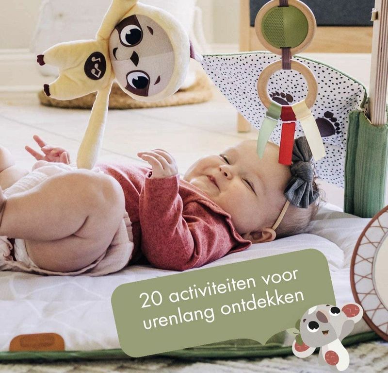 Tiny Love Boho Chic Luxe Developmental Gymini, Speelkleed voor Baby's, Houten Speelgoed Boog, Vanaf 0 Maanden